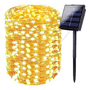 LUCES NAVIDEÑAS CON PANEL SOLAR Filament