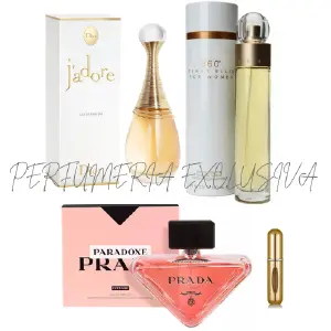 360 dama + Jadore + Prada paradoxe + per