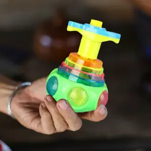 Trompo Luces Nave Luces Musica Colores