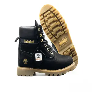 Timberland 1351  negro en cuero
