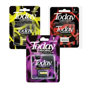 COMBO PROTECCION CONDONES TODAY X9