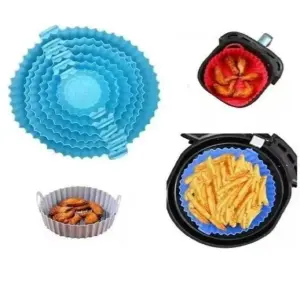 SET MOLDES SILICONA AIR FRYER X6