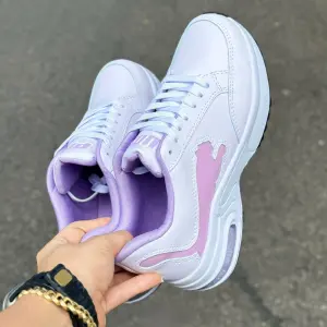 Tenis Puma Valvula Blanco Lila Dama