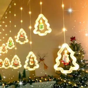 Cortina Led Punta De Arbol 3 M 110 luces