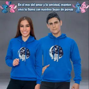 Buzo, Buso Hoodie astronauta pareja 5