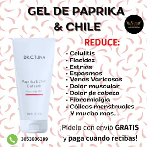 GEL DE PAPRIKA & CHILE FARMASI