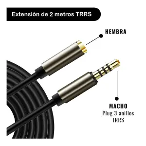 Extensión 2 metros