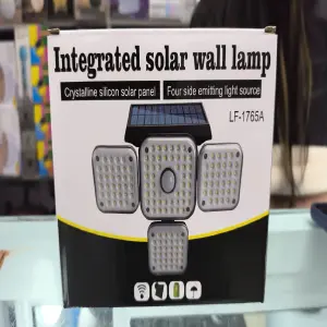 LAMPARA PANEL SOLAR CON SENSOR
