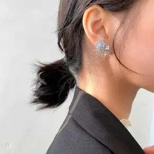 Aretes Estalactitas Estilo Diamantes