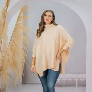 RUANA TEJIDA EN HILO DAMA 5311