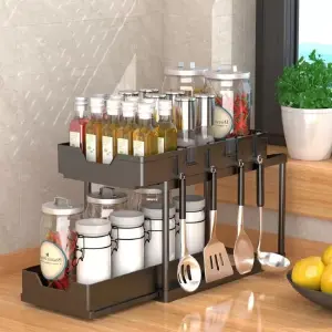 Organiz. Cocina Bandeja Corrediza 2Nivel
