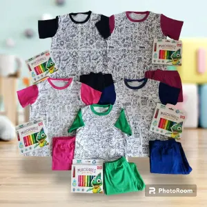 Pijamas para colorear de niños