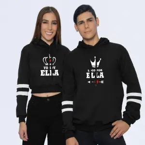 Buzo, Saco Hoodie Parejas loco por ella