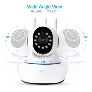 Cámara De Seguridad Robótica Wifi 3 Ante