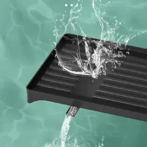 Escurridor de platos de acero al carbono