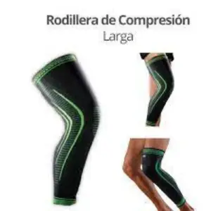 Rodillera de compresión larga, manga com