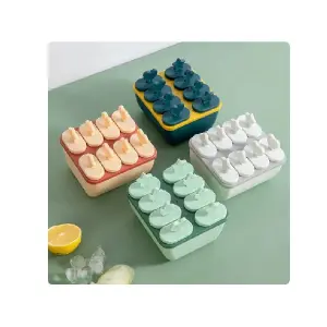Molde silicona para paletas X 8 cubiculo
