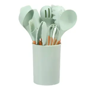 Set 12 Utensilios De Cocina Silicona