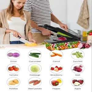 Mandolina Cortador Picador Verduras16en1
