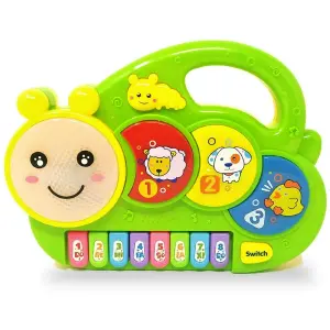 Piano Oruga Interactivo Sonido Y Notas