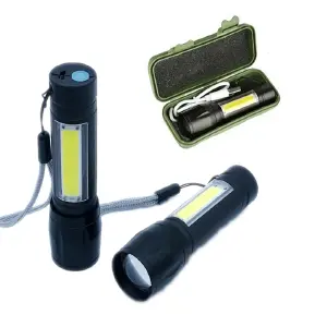 linterna tactica recargable led zoom