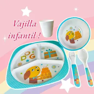 VAJILLA INFANTIL MELAMINA