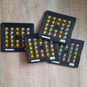 TABLAS PLASTICAS PARA BINGO X 10 UND