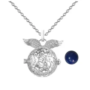 Collar Llamador De Angel Alas Estrellas
