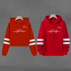 Buso Buzo, Hoodie CORAZÓN ELECTRICO ROJO