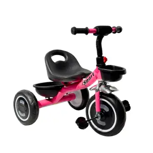 TRICICLO CON CANASTA Y LUCES