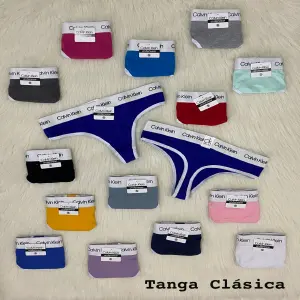 TANGA CLASICA CK PACK X 12