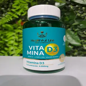 Vitamina D3, 4.000mg 60 capsulas