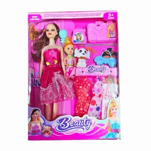 Muñeca Madre Hija Mascota Accesorios Ves