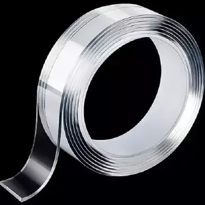 Cinta Doble  Faz 5 mts Transparente