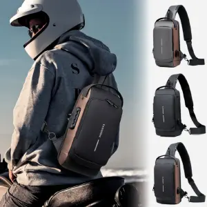 Bolso De Hombro Antirobo Con Puerto De C
