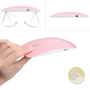 Mini Lampara UV/Led Para Uñas Gel Esmalt