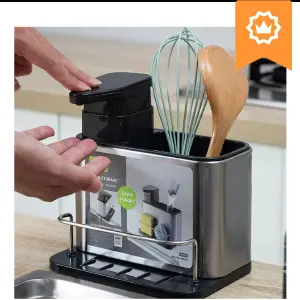 Dispensador Jabon Y Organizador Esponja