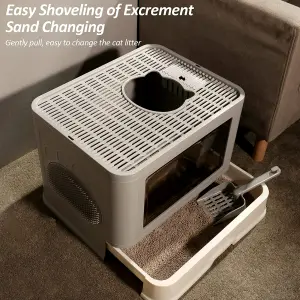 Caja De Arena Plegable Para Gatos
