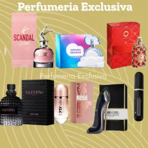 Kit 6 perfumes + perfumero
