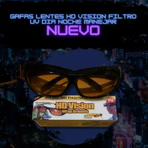 Gafas Lentes Hd Vision Filtro Uv Dia Noc