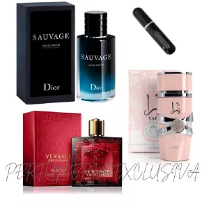 Eros flame + yara + sauvage +perfumero