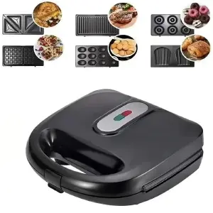 Waflera 6en1 Sanduchera Electrica Placas