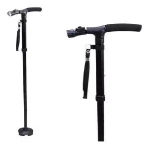 Bastón Plegable con Linterna y Base Articulada: ¡Seguridad y Comodidad en Cada Paso! - Baston Plegable Linterna Base Articulad