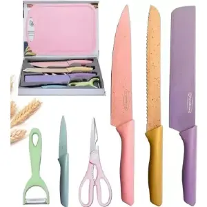 Juego Set Cuchillos Cocina X 6 Piezas