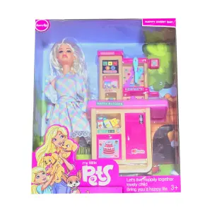 Muñeca Chef Cocina Utencilios Juguete