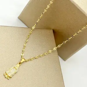 Cadena De Caballero De Tejido Gucci De 6