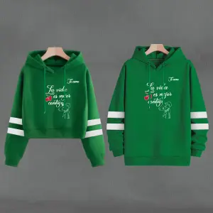 Buso Buzo, Hoodie FRASE VERDE