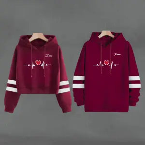 Buso Buzo, Hoodie Vinotinto Corazonelect