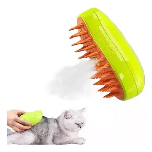 Cepillo Vapor Para Mascotas 3 En 1