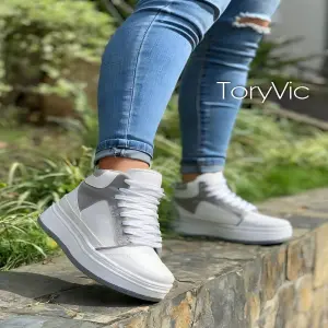 Tenis de mujer Irania Blanco Gris